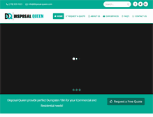 Tablet Screenshot of disposal-queen.com